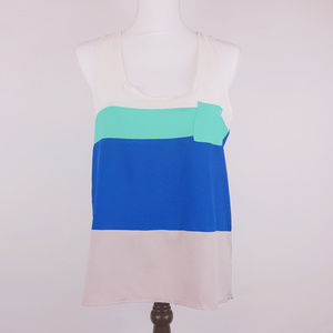 Racerback colorblock tank top